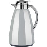 Emsa CAMPO Isolierkanne, 1 Liter hellgrau/edelstahl, QUICK TIP Verschluss