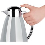 Emsa CAMPO Isolierkanne, 1 Liter hellgrau/edelstahl, QUICK TIP Verschluss