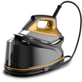 Rowenta Compact Steam Pro DG 7644, Dampfbügelstation schwarz/orange