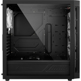 Sharkoon TG6M RGB Generalüberholt, Tower-Gehäuse schwarz, Seitenteil aus gehärtetem Glas
