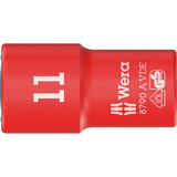 Wera 8790 A VDE Zyklop-Steckschlüsseleinsatz, 4,5 mm, 1/4" rot/gelb, isoliert bis 1.000 Volt