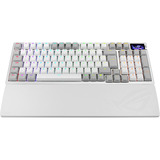 ASUS ROG Azoth 96 HE, Gaming-Tastatur weiß, DE-Layout, ROG HFX V2