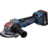 Bosch Akku-Winkelschleifer GWX 18V-11PS Professional solo, 18Volt blau/schwarz, ohne Akku und Ladegerät, X-LOCK-Klicksystem, Zusatzhandgriff 