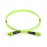 Digitus LWL Patchkabel, Duplex, LC > LC Stecker, Multimode OM5 hellgrün, 10 Meter