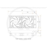 EKWB EK-Nucleus AIO CR240 Lux D-RGB 240mm, Wasserkühlung schwarz