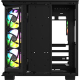 Thermaltake View 380 XL WS ARGB , Tower-Gehäuse schwarz/holz, Tempered Glass x 2, Holz-Struktur