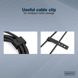 Digitus USB 2.0 Silikon-Kabel USB-C > Lightning, MFI zertifiziert schwarz, 2 Meter, PD 2.0, Laden mit bis zu 60 Watt