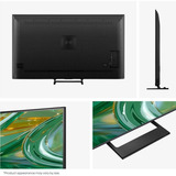 Hisense ULED 55E8S MiniLED, QLED-Fernseher 139 cm (55 Zoll), schwarz/dunkelgrau, UltraHD/4K, Triple Tuner, Subwoofer, 144Hz Panel