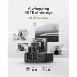 ICY BOX IB-2925MS-CU31, Dockingstation schwarz