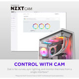 NZXT F420 RGB, Gehäuselüfter weiß, Reverse, 420 mm