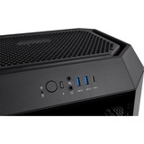 Thermaltake The Tower 300 Black, Tower-Gehäuse schwarz, Tempered Glass