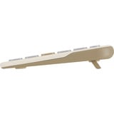 ASUS Marshmallow KW100, Tastatur beige/grau, DE-Layout, Scherenmechanik