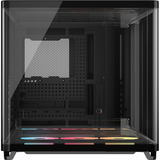 Corsair AIR 5400 LX-R LINK , Tower-Gehäuse schwarz, Panoramic Glass