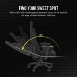 Corsair TC100 RELAXED Gaming-Stuhl schwarz, Soft Fabric