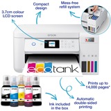 Epson EcoTank ET-2856, Multifunktionsdrucker weiß, Scan, Kopie, USB, WLAN, Duplex (Druck)
