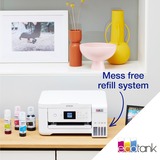 Epson EcoTank ET-2856, Multifunktionsdrucker weiß, Scan, Kopie, USB, WLAN, Duplex (Druck)