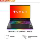 OMEN MAX 16-ah0093ng, Gaming-Notebook Intel® Core™ Ultra 9 275HX, NVIDIA GeForce RTX 5080, 32 GB DDR5, 1 TB (1 TB SSD), Windows 11 Home