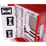 Thermaltake View 380 XL TG ARGB Flaming Orange, Tower-Gehäuse rot, Tempered Glass x 2
