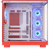 Thermaltake View 380 XL TG ARGB , Tower-Gehäuse rot, Tempered Glass x 2