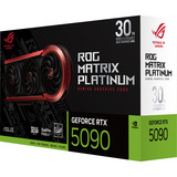 ASUS GeForce RTX 5090 ROG Matrix Platinum, Grafikkarte schwarz/dunkelrot, DLSS 4, 3x DisplayPort, 2x HDMI 2.1