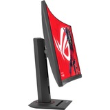 ASUS ROG Strix XG27WCS, Gaming-Monitor 68.6 cm (27 Zoll), schwarz, WQHD, Fast-VA, Curved, USB-C, HDR, 180Hz Panel