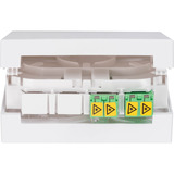 Digitus FTTH Gehäuse mit 2 x LC/APC DX Kupplung mit Shutter weiß