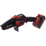 EINHELL Akku-Astkettensäge GE-PS 18/15 Li Bag Kit, 18Volt, Astsäge schwarz/rot, Li-Ionen Akku 2,5Ah
