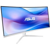 ASUS VU34WCIP-W Eye Care , LED-Monitor 86.4 cm (34 Zoll), weiß, WQHD, VA, Curved, USB-C, Air Ionizer, 100Hz Panel