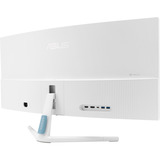 ASUS VU34WCIP-W Eye Care , LED-Monitor 86.4 cm (34 Zoll), weiß, WQHD, VA, Curved, USB-C, Air Ionizer, 100Hz Panel