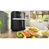 Bosch Heißluftfritteuse MAF462B0 Serie 4 schwarz, 2.050 Watt, Korb 6,1 Liter