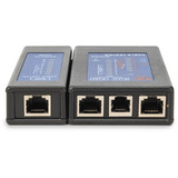 Digitus Einseitiger Kabeltester für RJ45 Netzwerkkabel schwarz, mit Schutzkoffer