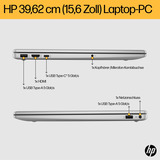 HP 15-fc0072ng, Notebook AMD Ryzen 7 7730U, AMD Radeon Graphics, 16 GB DDR4, 512 GB (512 GB SSD), Windows 11 Home