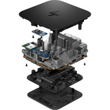 HP USB-C G6 Dock 100W , Dockingstation schwarz, 100 Watt, USB-C, DisplayPort, HDMI