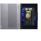 Lenovo ThinkBook 14 2-in-1 G6 (22AR0009GE), Notebook grau, Intel® Core™ Ultra 7 355, Intel® Graphics, 32 GB DDR5, 512 GB (512 GB SSD), Windows 11 Pro