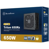 SilverStone Triton 650Rz, PC-Netzteil schwarz, 1x 12-Pin High Power GPU, 2x PCIe, Kabelmanagement, 650 Watt