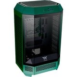 Thermaltake The Tower 300 Racing Green, Tower-Gehäuse dunkelgrün, Tempered Glass