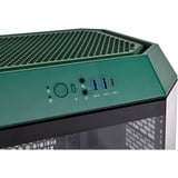 Thermaltake The Tower 300 Racing Green, Tower-Gehäuse dunkelgrün, Tempered Glass