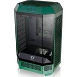 Thermaltake The Tower 300 Racing Green, Tower-Gehäuse dunkelgrün, Tempered Glass
