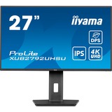 iiyama ProLite XUB2792UHSU-B6, LED-Monitor 68.5 cm (27 Zoll), schwarz (matt), UltraHD/4K, IPS, HDMI, DP, USB-C, USB-Hub