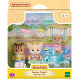 EPOCH Sylvanian Families - Erlebniskindergarten Freunde "Poolspaß", Konstruktionsspielzeug 