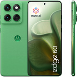Motorola edge 60 512GB, Handy Shamrock, Android, Finish mit Leder-Optik, 12 GB