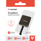 Verbatim SnapBack SSD 2 TB Mocha Metallic, Externe SSD braun