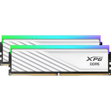 ADATA DIMM 32 GB DDR5-5600 (2x 16 GB) Dual-Kit, Arbeitsspeicher weiß, AX5U5600C4616G-DTLABRWH, XPG Lancer Blade RGB, INTEL XMP, AMD EXPO