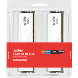 ADATA DIMM 32 GB DDR5-5600 (2x 16 GB) Dual-Kit, Arbeitsspeicher weiß, AX5U5600C4616G-DTLABRWH, XPG Lancer Blade RGB, INTEL XMP, AMD EXPO