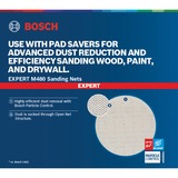 Bosch Professional Expert M480 Netzstruktur-Schleifblatt Ø 225mm, K220 25 Stück, für Trockenbauschleifer