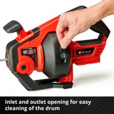 EINHELL Power X-Change Akku-Rohr-Reinigungsgerät TE-DA 18/760 Li-Solo, 18Volt rot/schwarz, ohne Akku und Ladegerät
