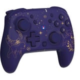 HORI  HORIPAD Turbo (Psiana und Nachtara), Gamepad dunkelviolett/gold, Nintendo Switch 2