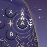 HORI  HORIPAD Turbo (Psiana und Nachtara), Gamepad dunkelviolett/gold, Nintendo Switch 2