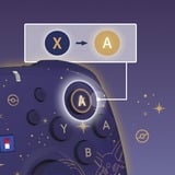 HORI  HORIPAD Turbo (Psiana und Nachtara), Gamepad dunkelviolett/gold, Nintendo Switch 2