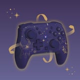 HORI  HORIPAD Turbo (Psiana und Nachtara), Gamepad dunkelviolett/gold, Nintendo Switch 2